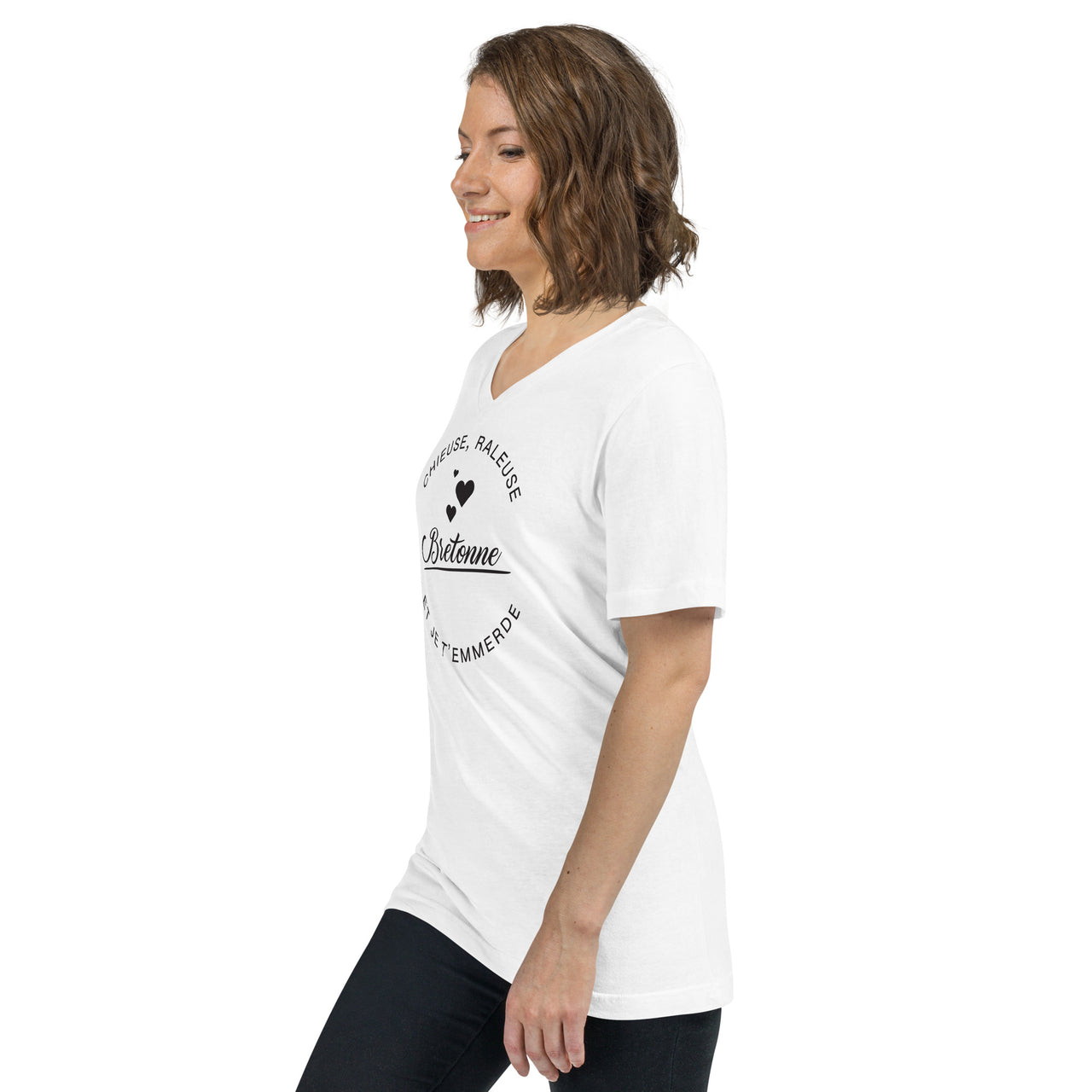 T-shirt Bretagne noir - Chieuse et fière de l'être