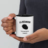 Mug à Intérieur Coloré - Souvenir de la Réunion Mon Histoire