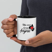 Thumbnail for Mug Aveyron rouge - Mon Coeur est en Aveyron