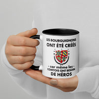 Thumbnail for Mug Bourgogne noir - Les Bourguignons ont été créés