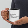 Mug Béarn noir - Hilh de puto définition humoristique