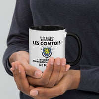 Thumbnail for Mug Comtois bleu foncé - Le 8e jour pour les héros locaux