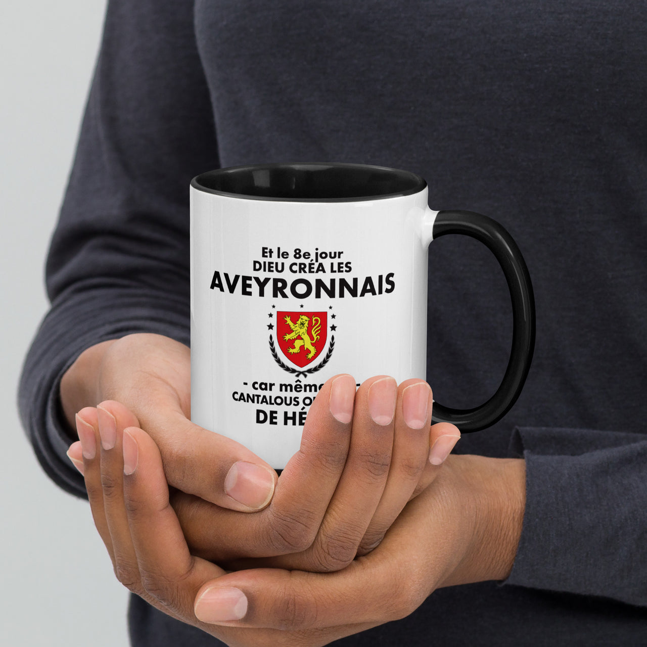 Mug Aveyronnais bleu foncé - Les Aveyronnais, héros du café