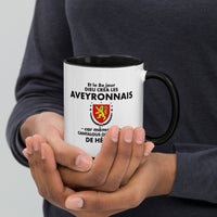Thumbnail for Mug Aveyronnais bleu foncé - Les Aveyronnais, héros du café