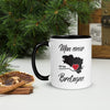 Mug Bretagne noir - Mon cœur est en Bretagne