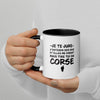 Mug Corse noir - Je te jure j'entends des voix