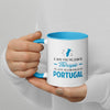 Mug Portugal noir - Je n'ai pas besoin de thérapie