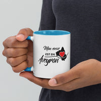 Thumbnail for Mug Aveyron rouge dos - Mon Coeur est en Aveyron