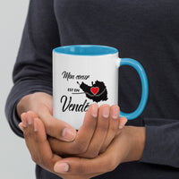 Thumbnail for Mug Vendée bleu - Mon coeur est en Vendée