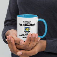 Thumbnail for Bunter Becher mit farbenfroher Innenseite – Geschenk aus der Franche-Comté – der 8. Tag