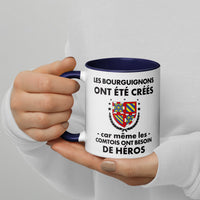Thumbnail for Mug Bourgogne bleu foncé - Les Bourguignons ont été créés