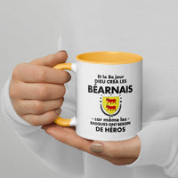 Thumbnail for Mug Béarnais bleu foncé face - Et le 8e jour Dieu créa les Béarnais