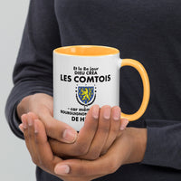 Thumbnail for Bunter Becher mit farbenfroher Innenseite – Geschenk aus der Franche-Comté – der 8. Tag