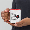 Mug Vendée noir - Mon coeur est en Vendée