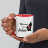 Mug Ardèche noir - Mon coeur est en Ardèche