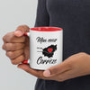 Mug Corrèze noir - Mon coeur est en Corrèze