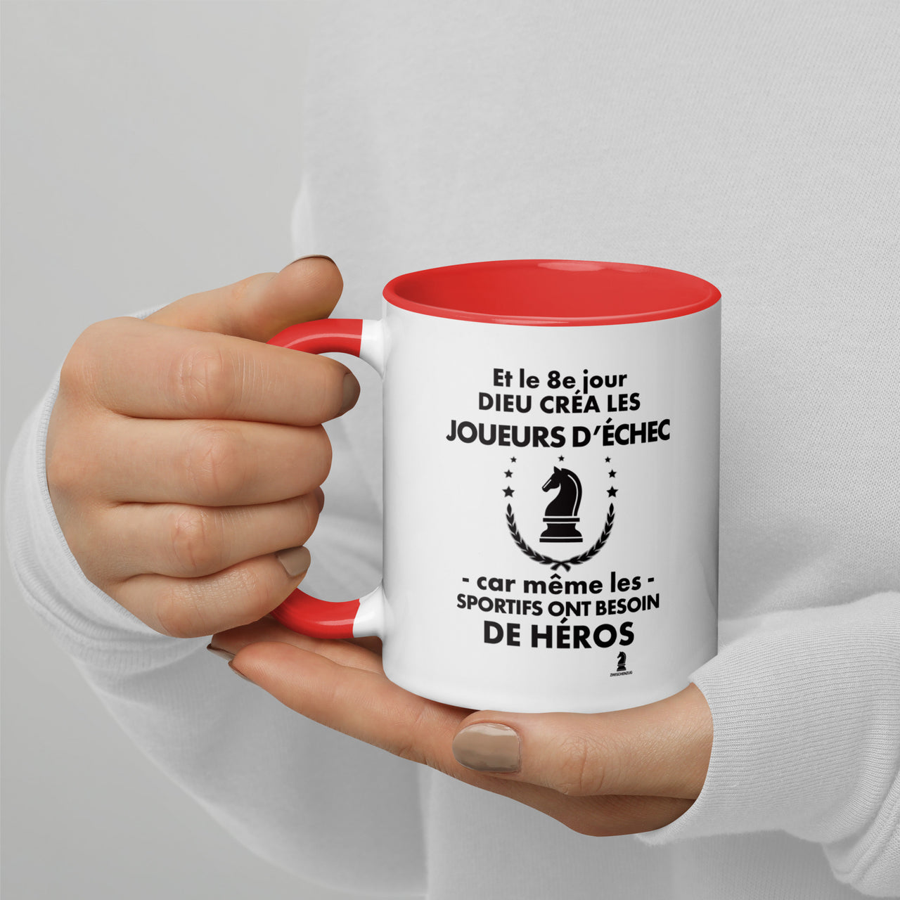 Mug à Intérieur Coloré - 8e jour échec - Zwischenzug