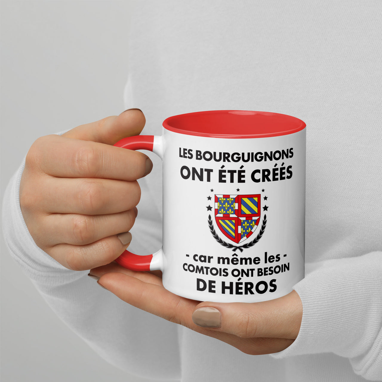 Mug Bourgogne rouge - Les Bourguignons ont été créés