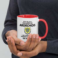 Thumbnail for Mug Ardèche noir dos - Les Ardéchois, héros du café