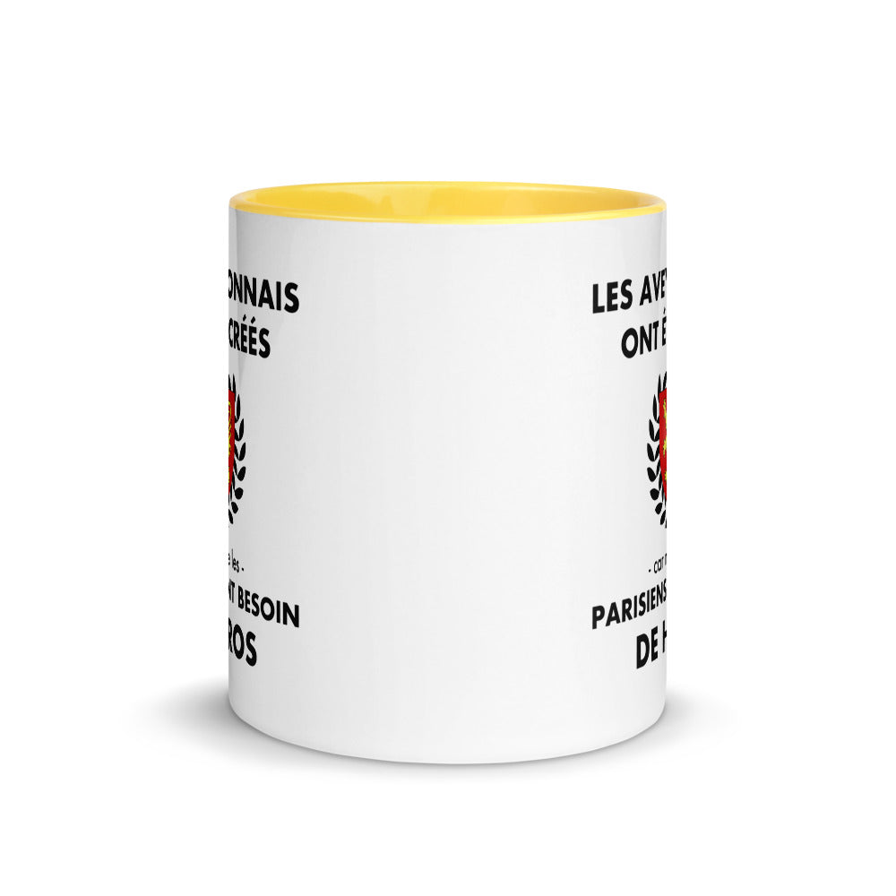 Tasse mug jaune Les Aveyronnais ont été créés