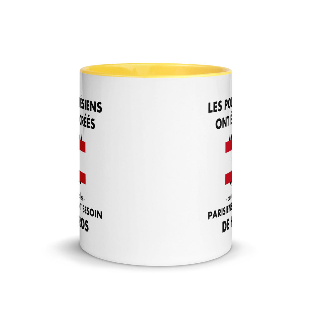 Tasse mug jaune Les Polynésiens ont été créés