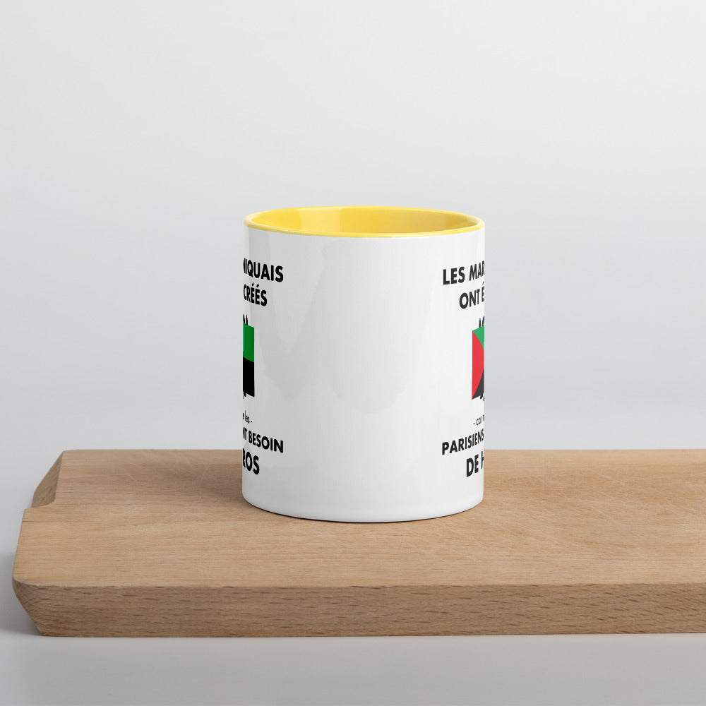 Tasse mug jaune Les Martiniquais ont été créés