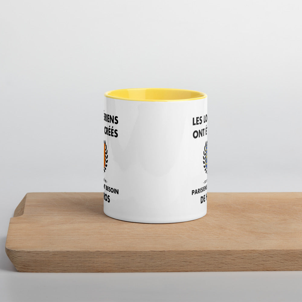 Tasse mug jaune Les Lozériens ont été créés