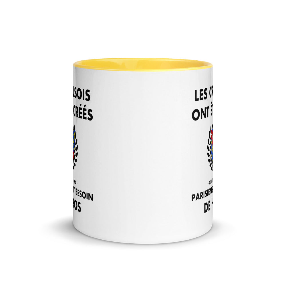 Tasse mug jaune Les Creusois ont été créés