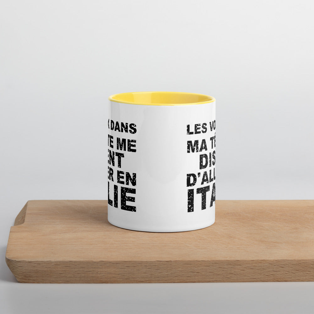 Les voix dans ma tête me disent d'aller en Italie - Mug 11 oz