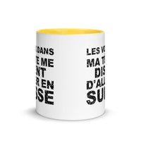 Thumbnail for Les voix dans ma tête me disent d'aller en Suisse - Mug 11 oz