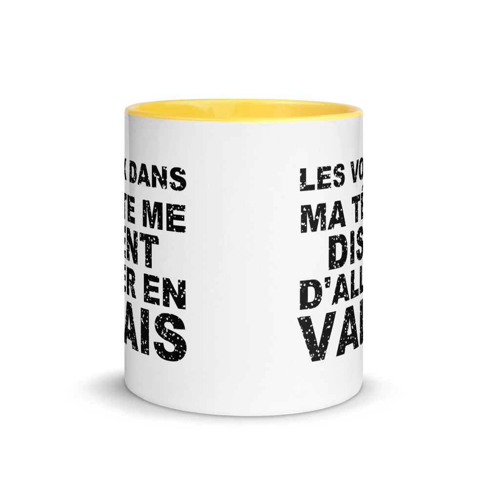 Les voix dans ma tête me disent d'aller en Valais - Mug 11 oz