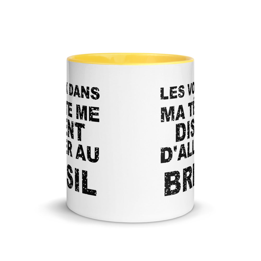 Les voix dans ma tête me disent d'aller au Brésil - Mug 11 oz