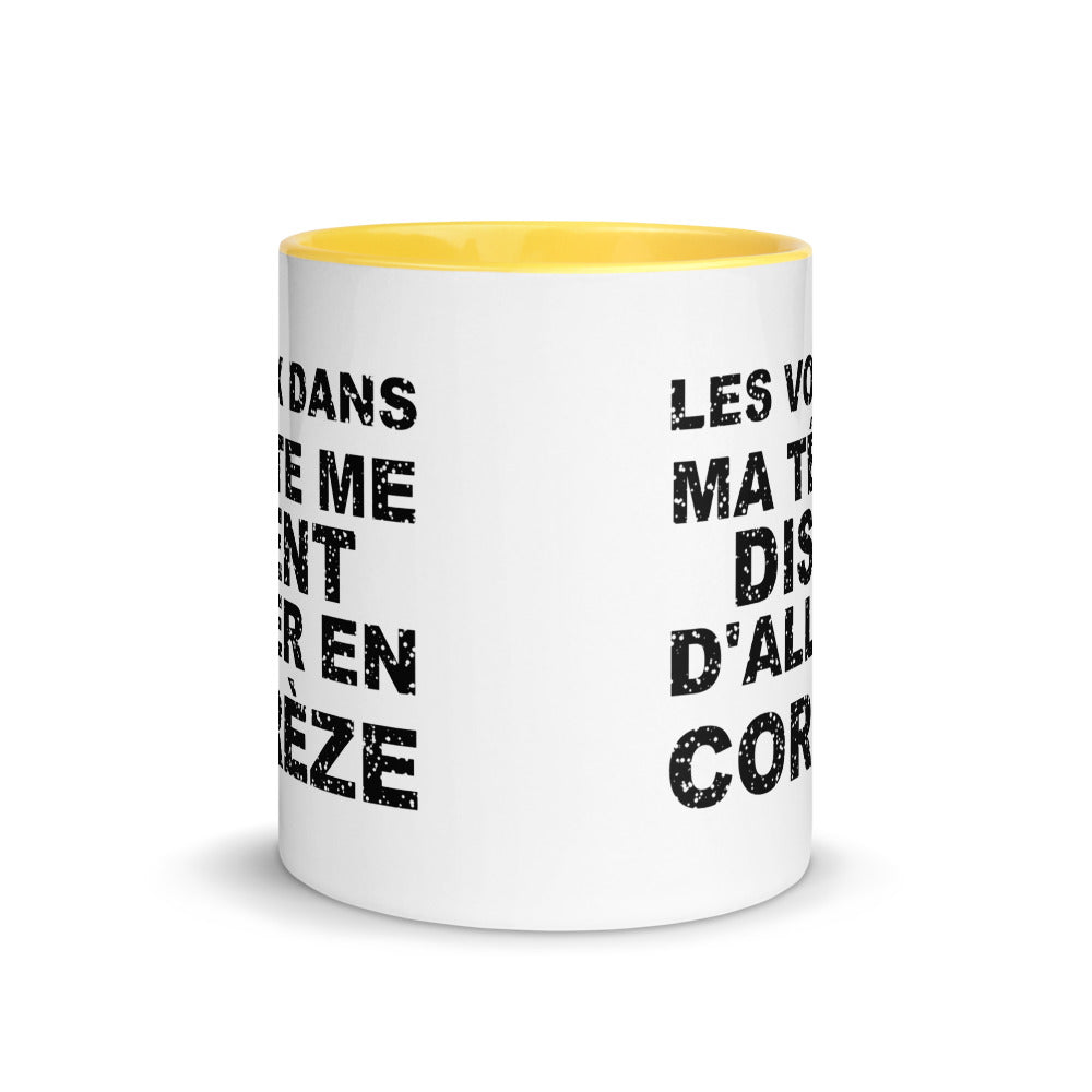 Les voix dans ma tête me disent d'aller en Corrèze - Mug 11 oz