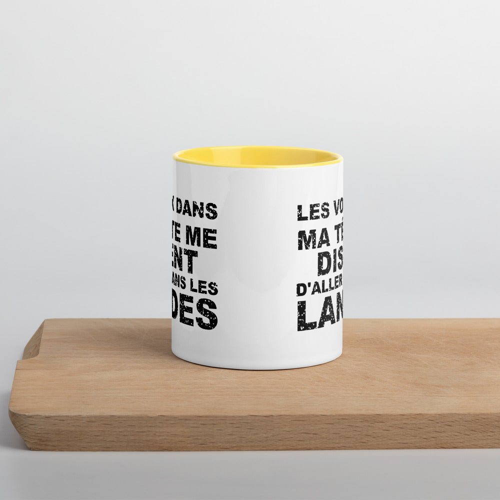 Les voix dans ma tête me disent d'aller dans les Landes - Mug 11 oz
