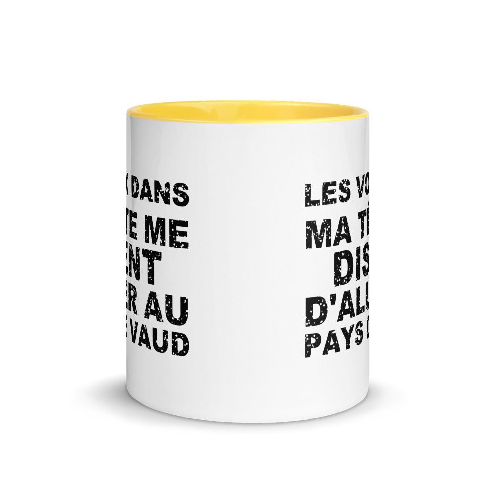 Les voix dans ma tête me disent d'aller au Pays de Vaud - Mug 11 oz