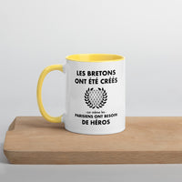Thumbnail for Tasse mug jaune Les Bretons ont été créés