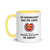 Thumbnail for Tasse mug jaune Les Normands ont été créés