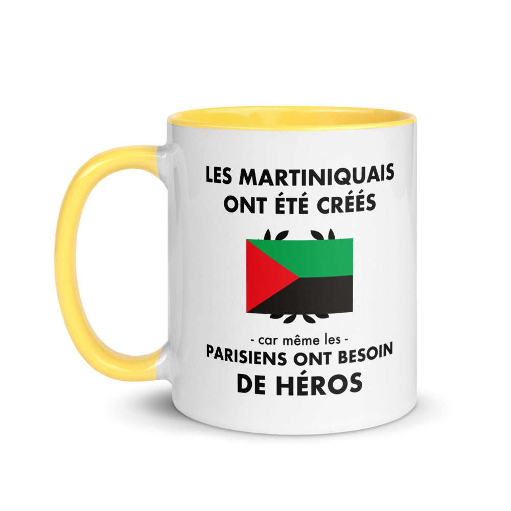Tasse mug jaune Les Martiniquais ont été créés