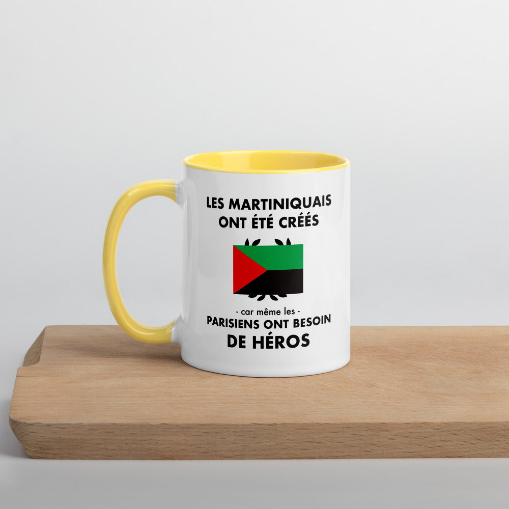 Tasse mug jaune Les Martiniquais ont été créés