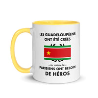 Thumbnail for Tasse mug jaune Les Guadeloupéens ont été créés
