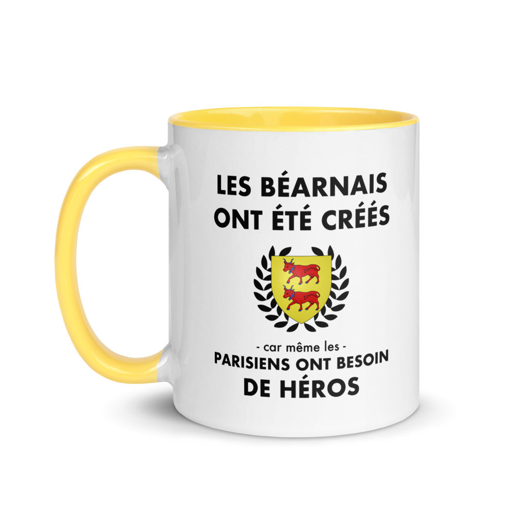 Tasse mug jaune Les Béarnais ont été créés