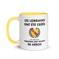 Thumbnail for Tasse mug jaune Les Lorrains ont été créés