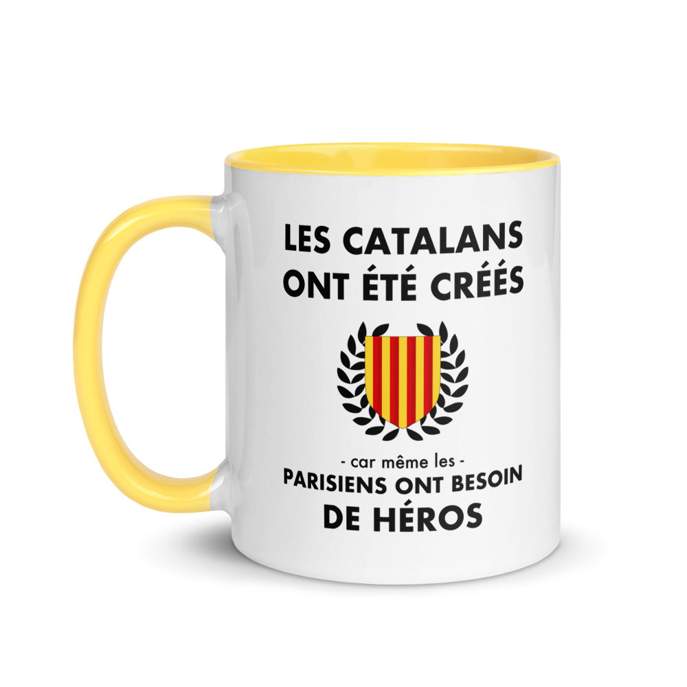 Tasse mug jaune Les Catalans ont été créés