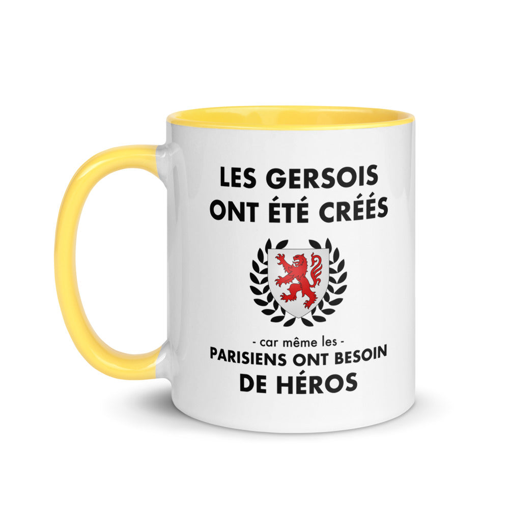 Tasse mug jaune Les Gersois ont été créés