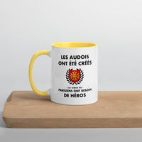 Thumbnail for Tasse mug jaune Les Audois ont été créés