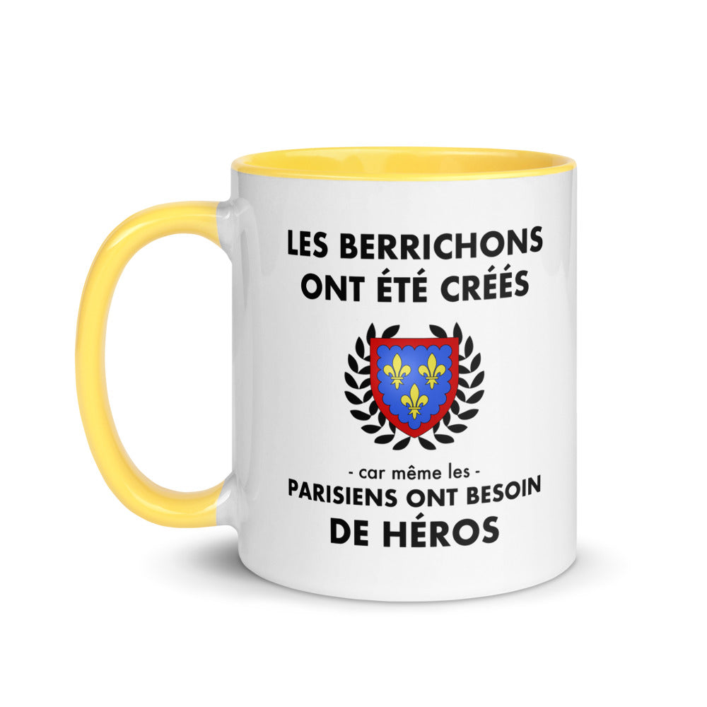 Tasse mug jaune Les Berrichons ont été créés