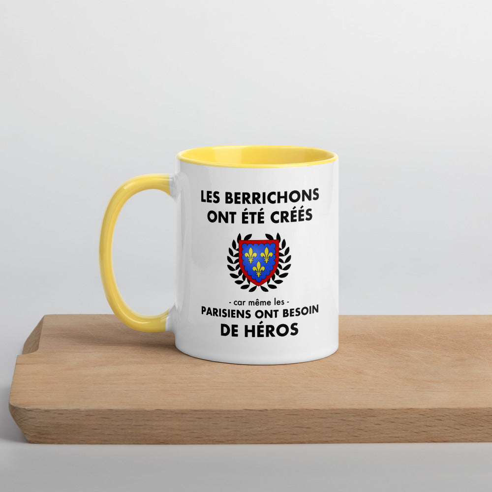 Tasse mug jaune Les Berrichons ont été créés