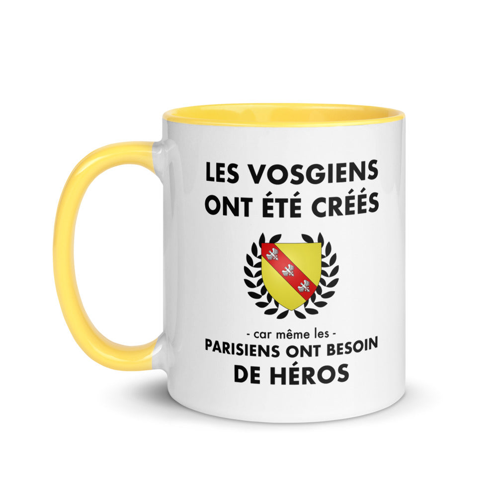 Tasse mug jaune Les Vosgiens ont été créés