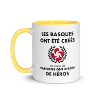 Thumbnail for Tasse mug jaune Les Basques ont été créés