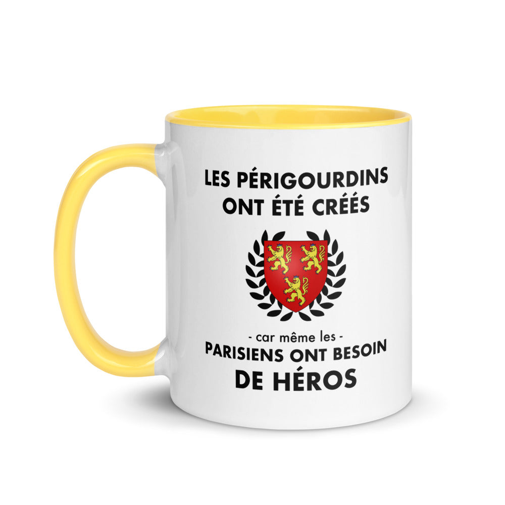 Tasse mug jaune Les Périgourdins ont été créés
